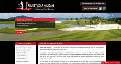 Desktop Screenshot of phuketgolfholidays.com